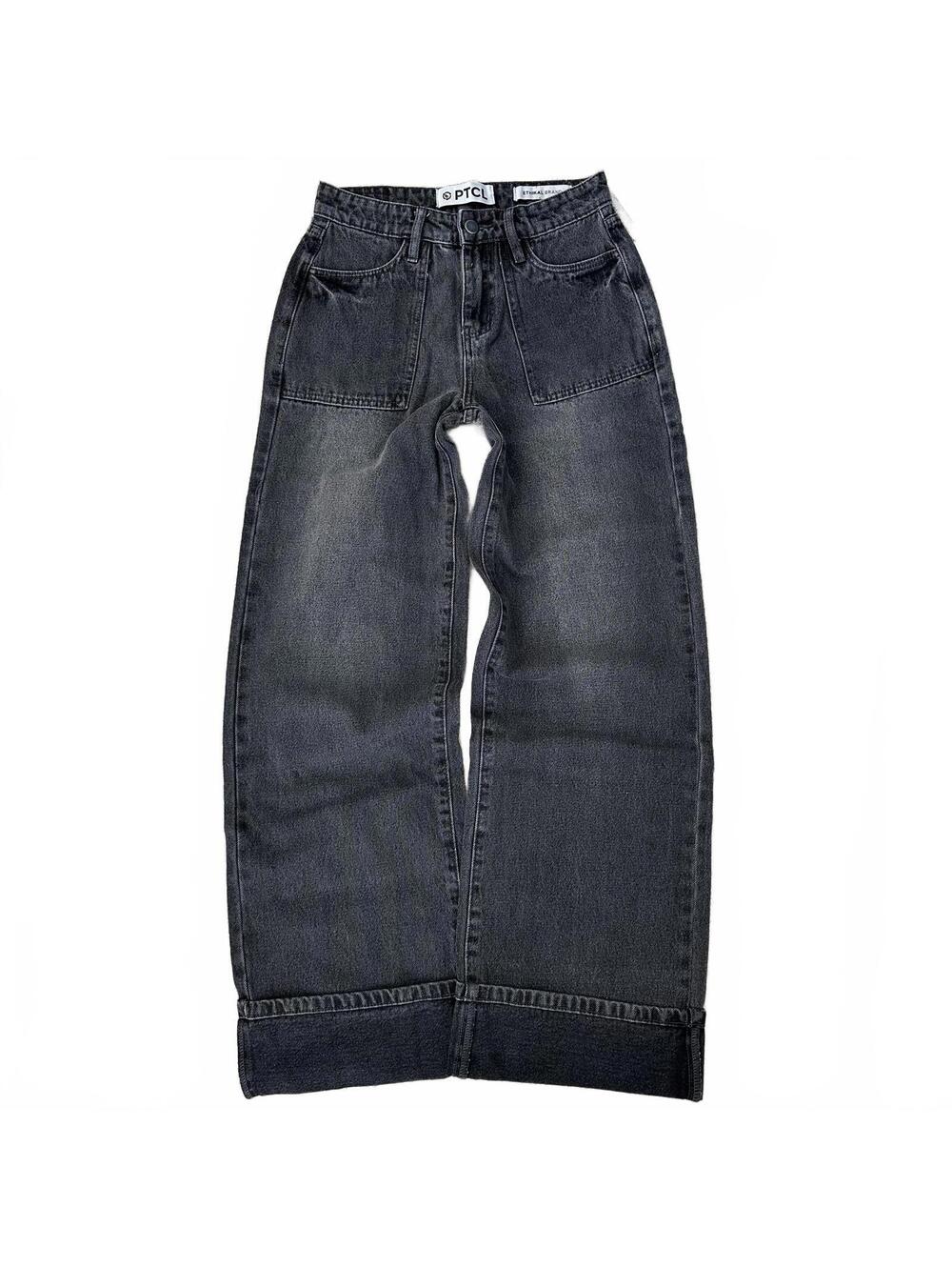 PTCL Super Wide Leg Jeans Dark Wash NWT Size 25